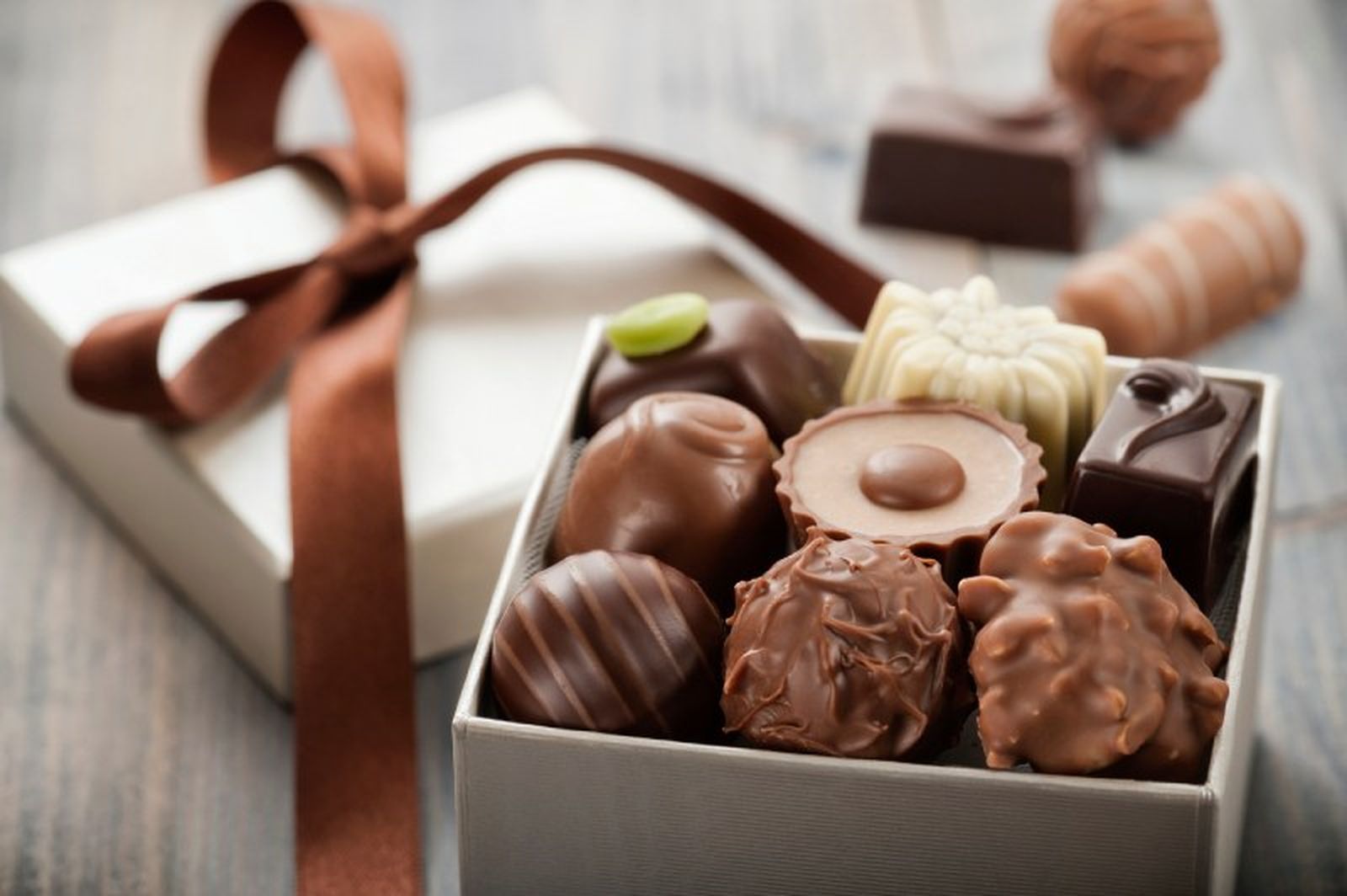Bombones de chocolate. Bombones de chocolate.