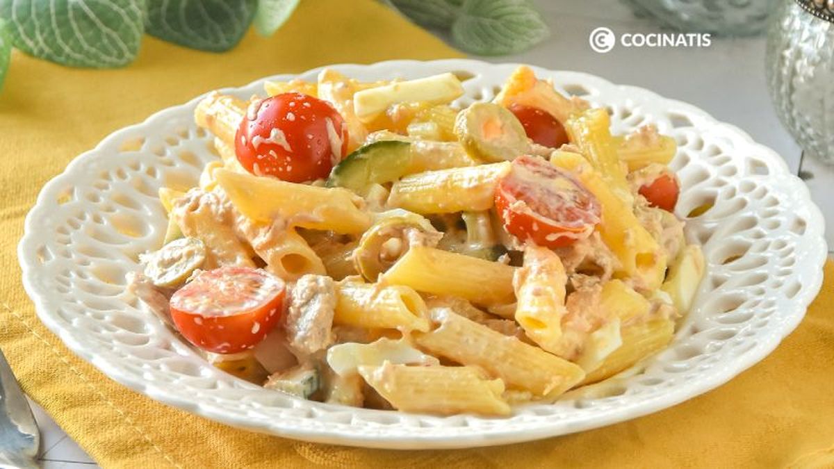 Ensalada de macarrones con atún