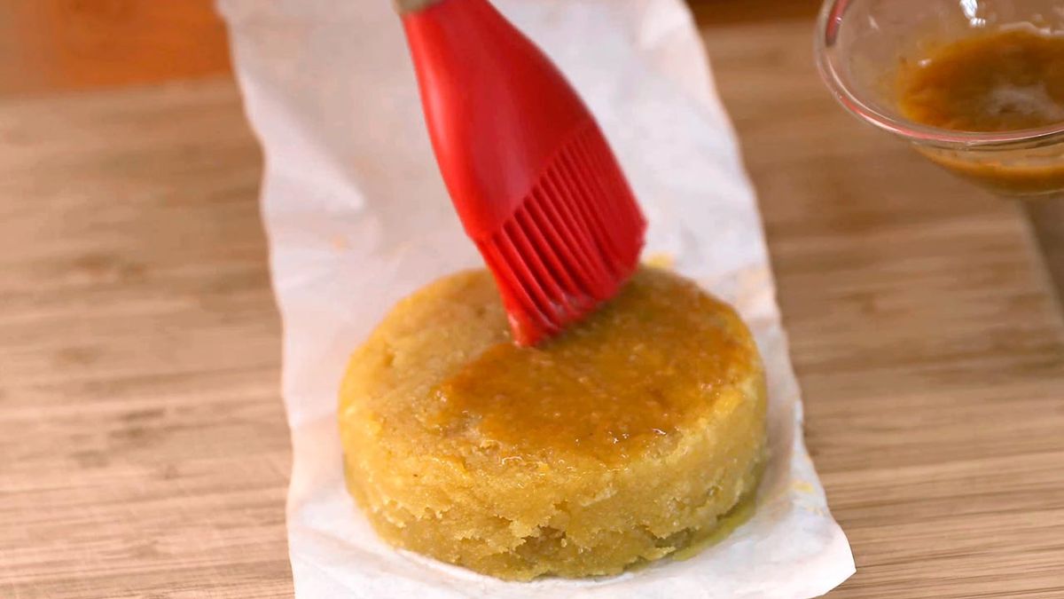 Receta de turrón de yemas tostado  paso 5