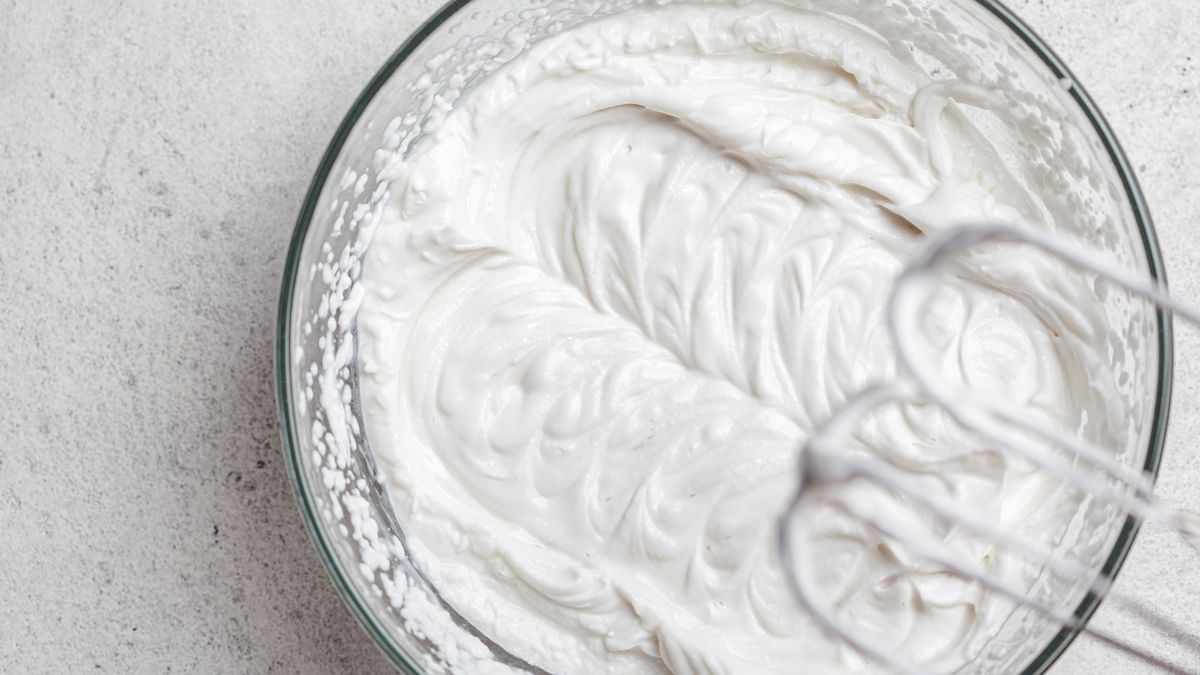 Se puede elaborar merengue vegano con aquafaba