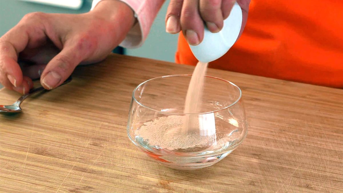 Receta de pan de espelta integral  paso 1