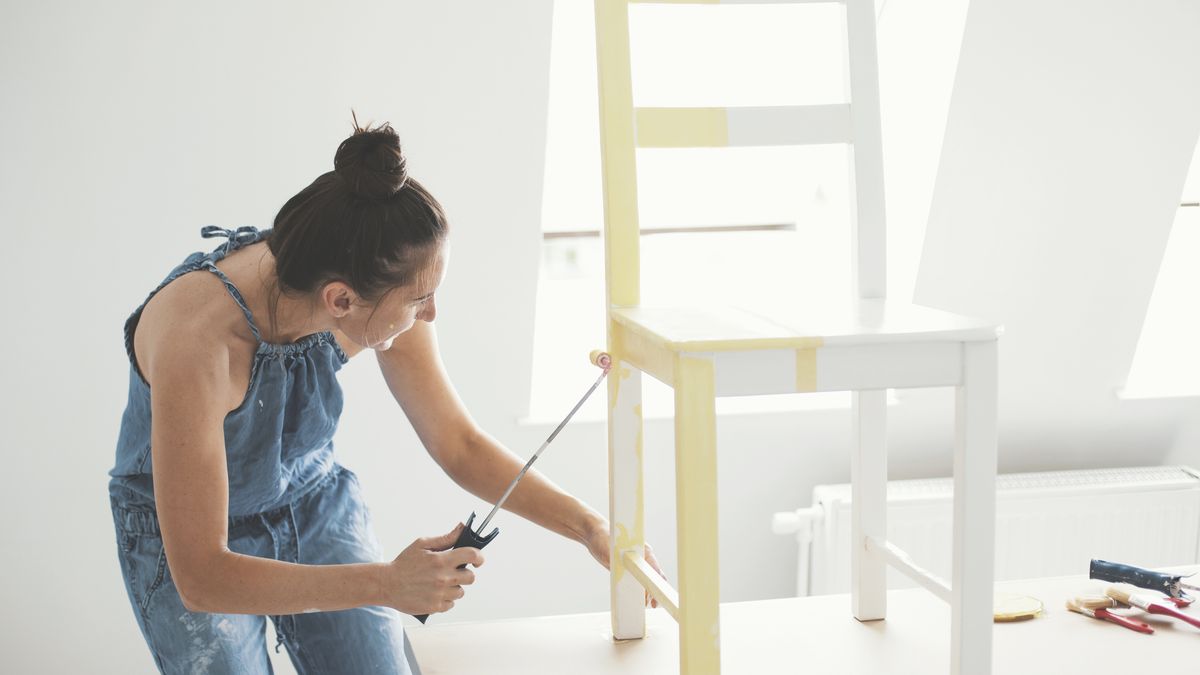 La pintura a la tiza es una forma fácil de darle una segunda vida a un mueble