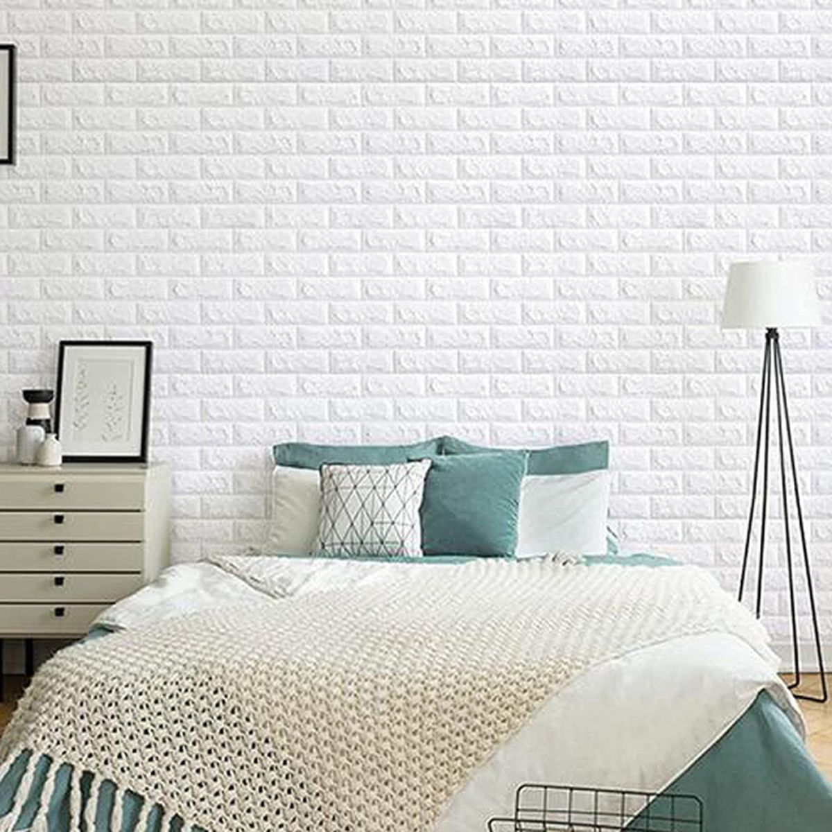 vinilo ladrillo blanco amazon