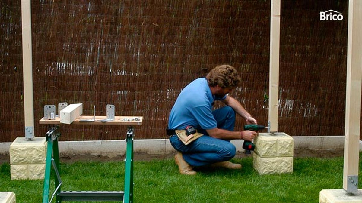 Construir un cenador paso 6