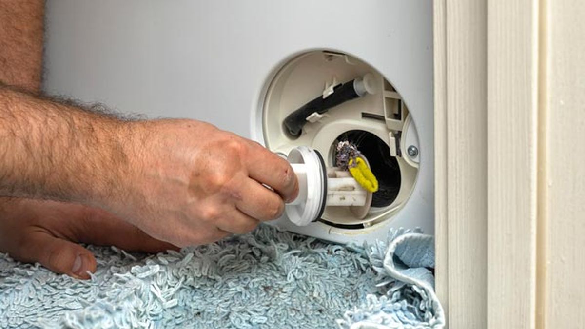 como limpiar filtro de lavadora carga frontal paso 4