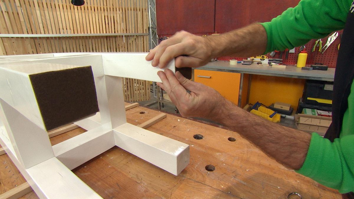 Taburete macizo paso 11