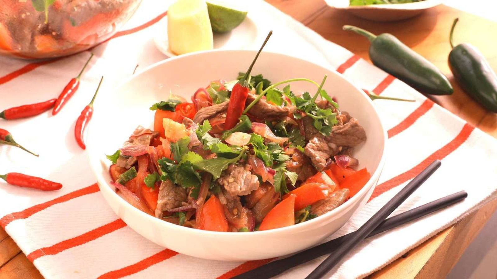 Ensalada tailandesa de ternera paso 7