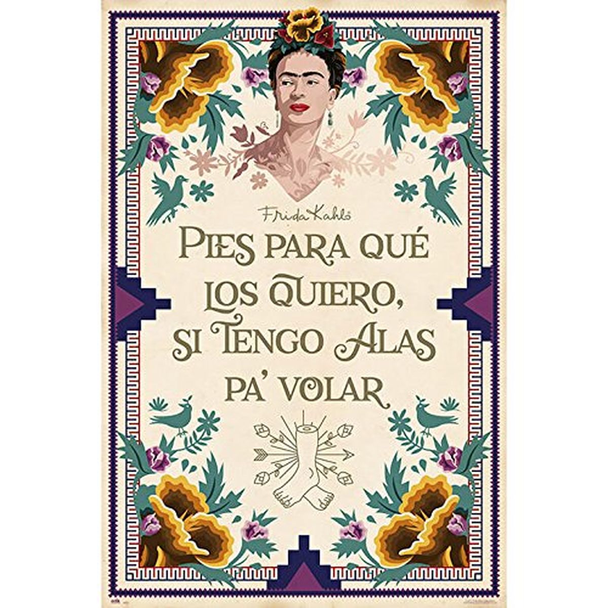 lamina frida kahlo frase