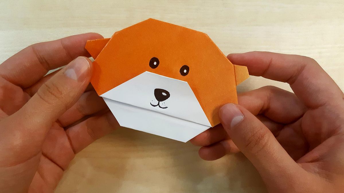 como hacer un perro shiba inu de origami