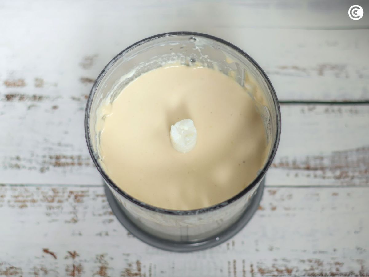 Masa para la tarta de queso vegana