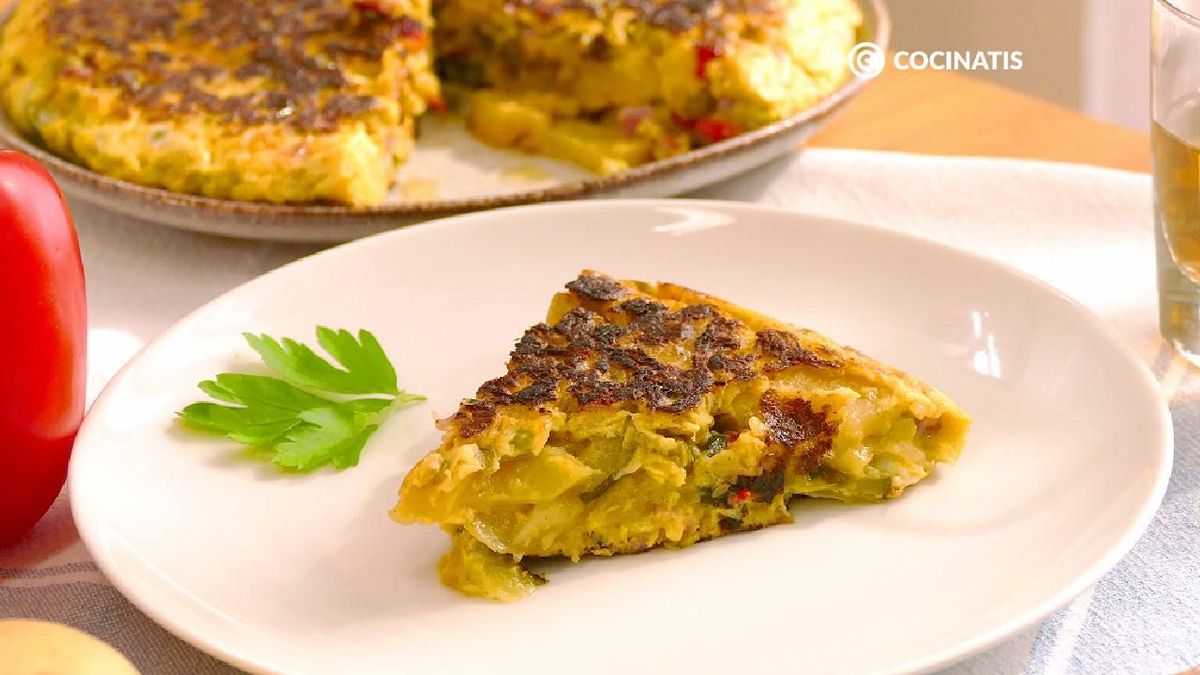 Tortilla paisana de verduras