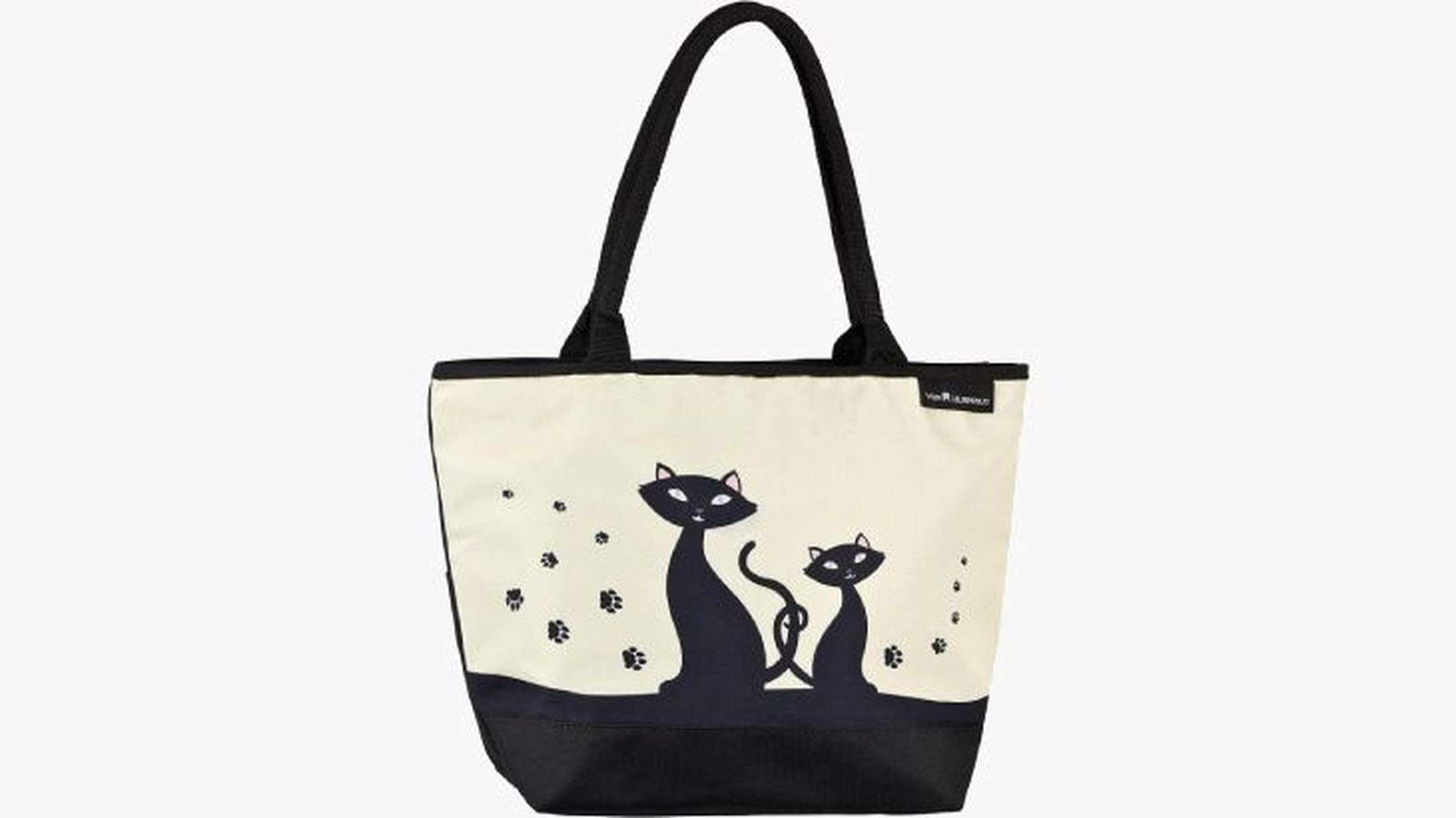 Bolso con diseño de gatos marca VON LILIENFELD.