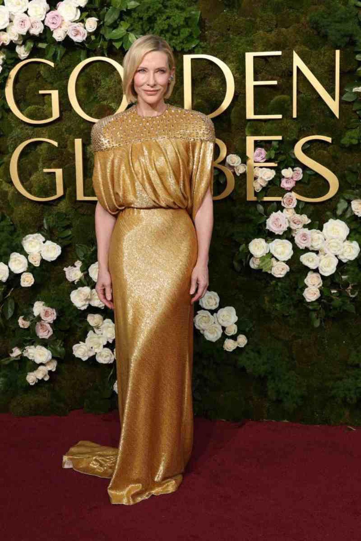 Cate Blanchett en los Globos de Oro 2025