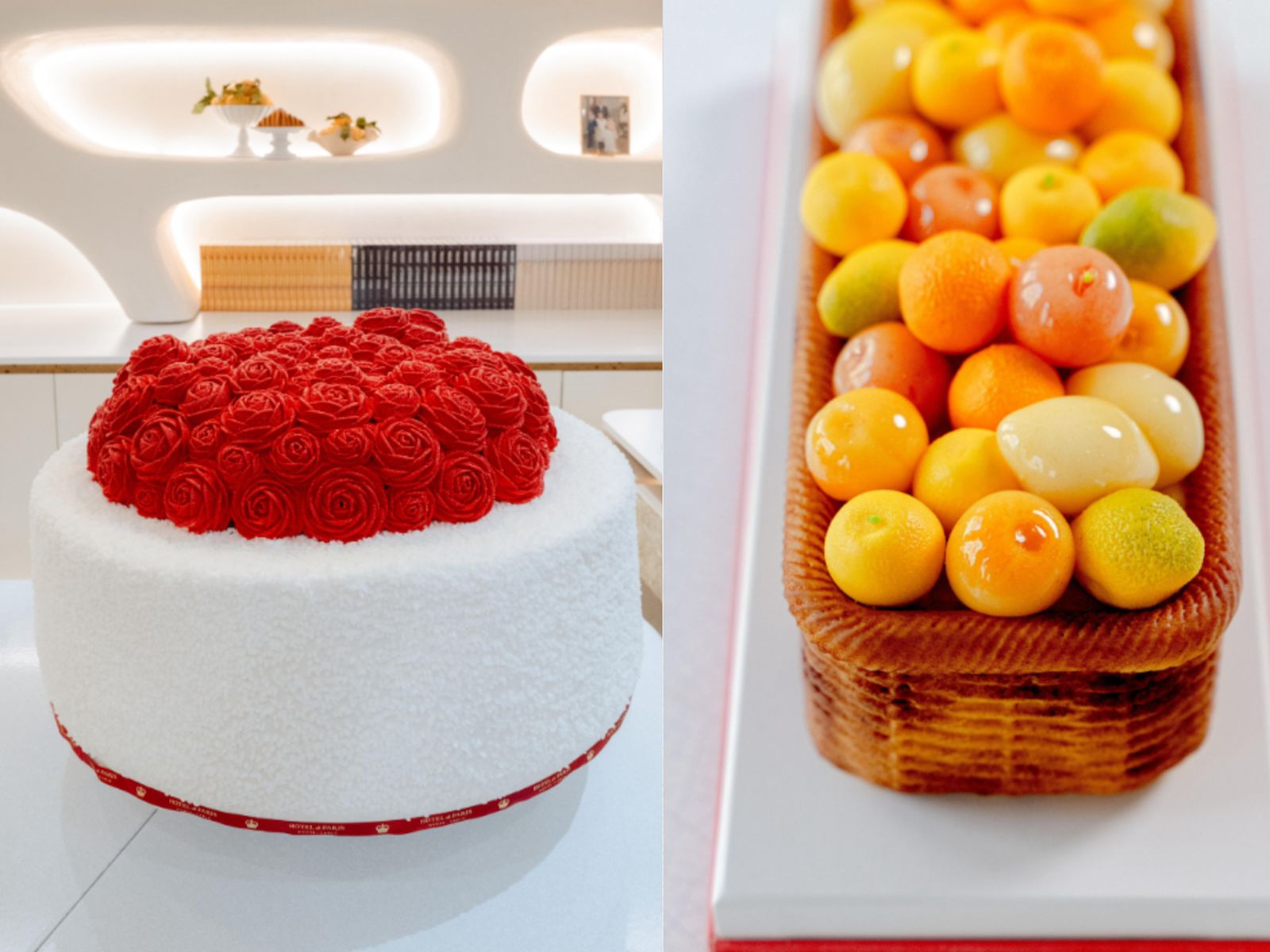 Entre pétalos de fresa y cestas de cítricos, Grolet transforma la repostería en un jardín de sabores. Entre pétalos de fresa y cestas de cítricos, Grolet transforma la repostería en un jardín de sabores.