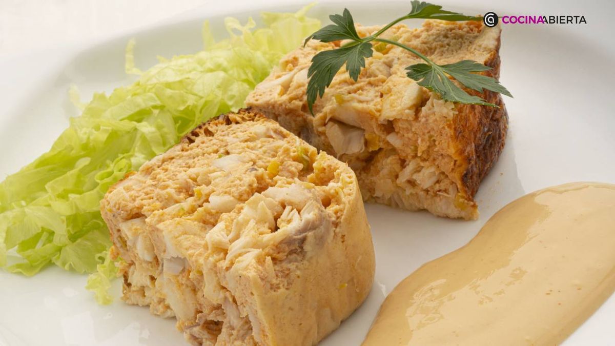 El pudin o pastel de cabracho, receta de Arzak, una forma diferente de comer pescado