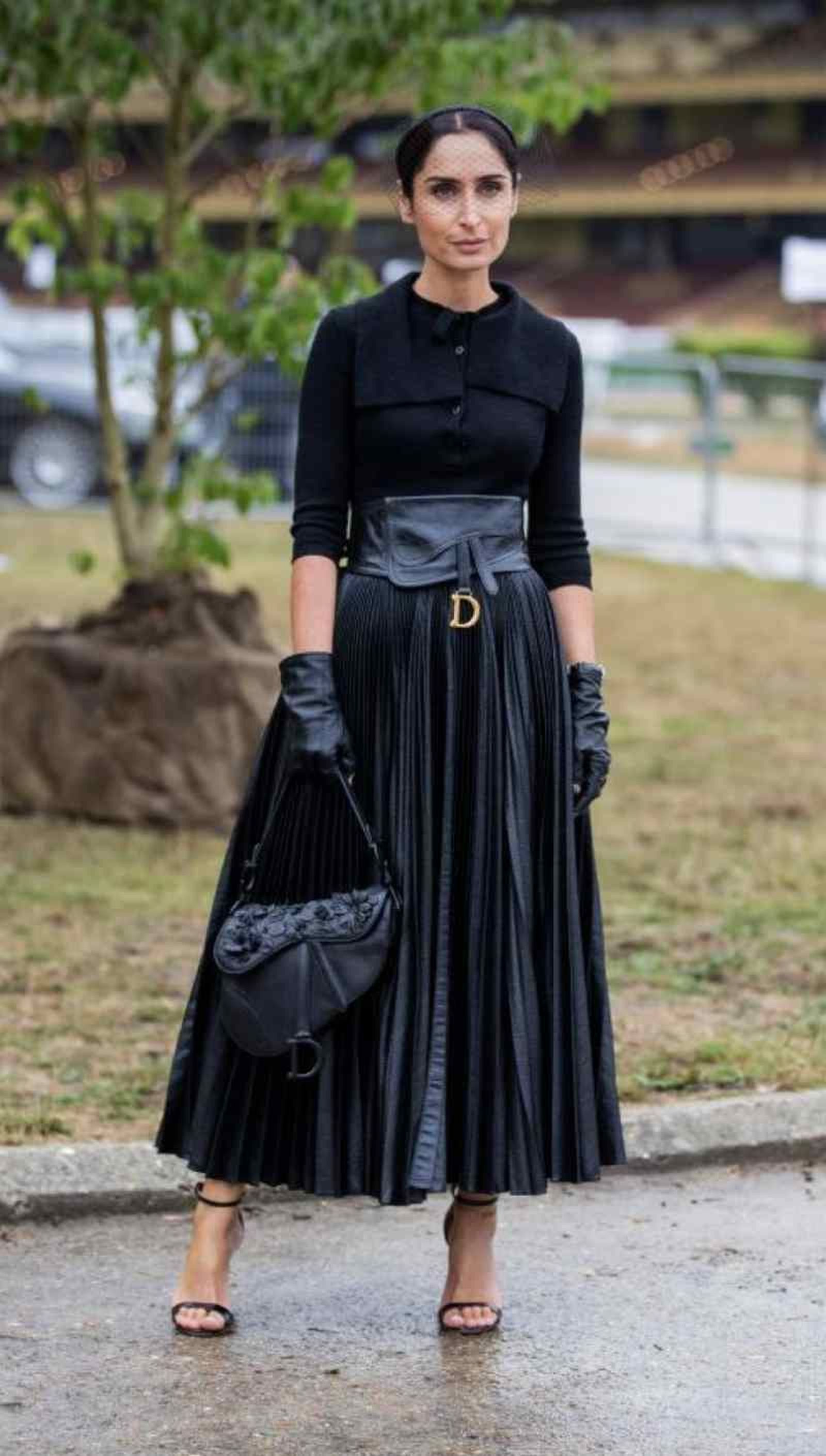 Cinturón ancho tipo fajín de Dior