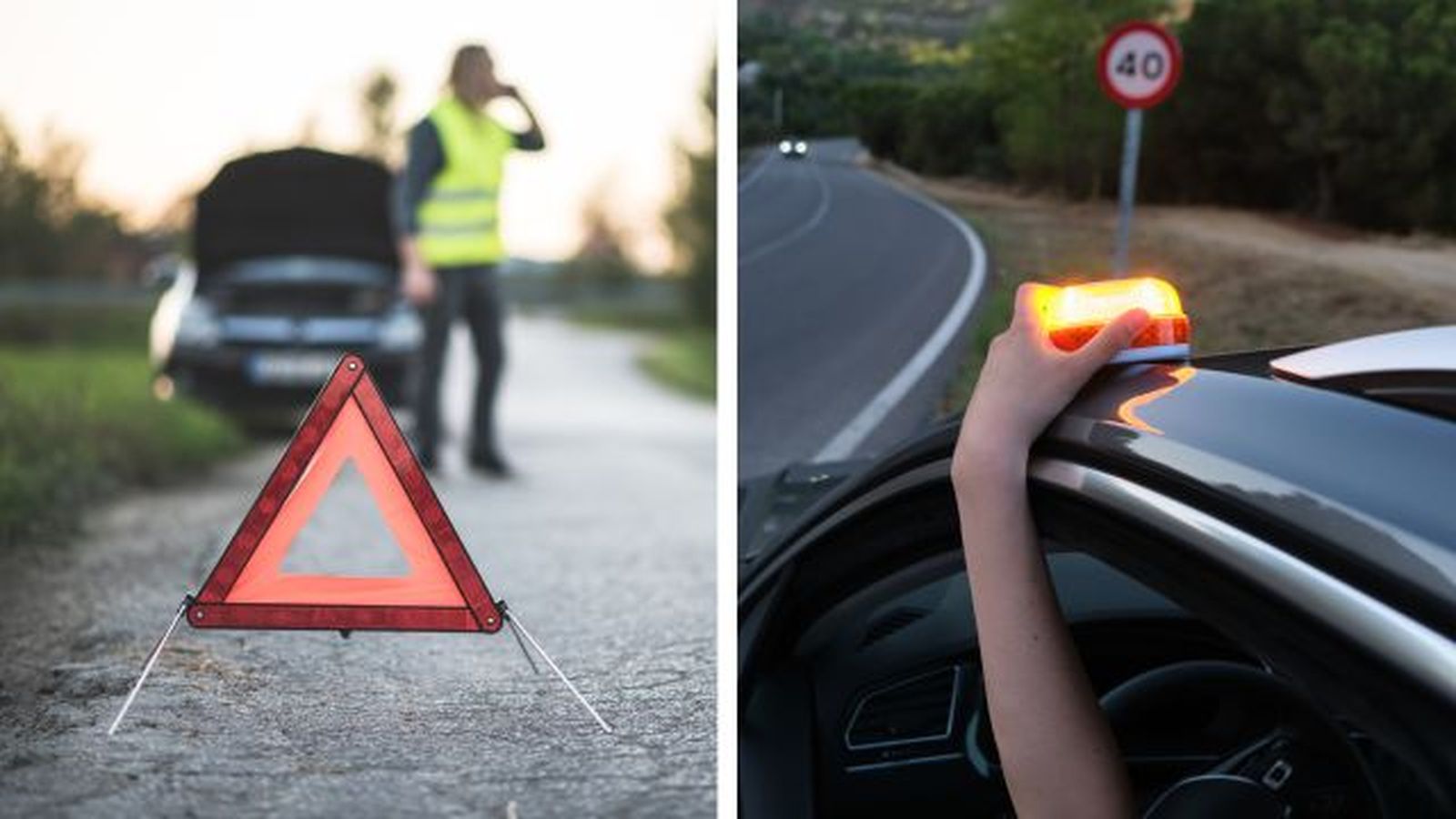elementos de seguridad que debes tener en tu coche para senalizar un accidente averia en carretera elementos de seguridad que debes tener en tu coche para senalizar un accidente averia en carretera