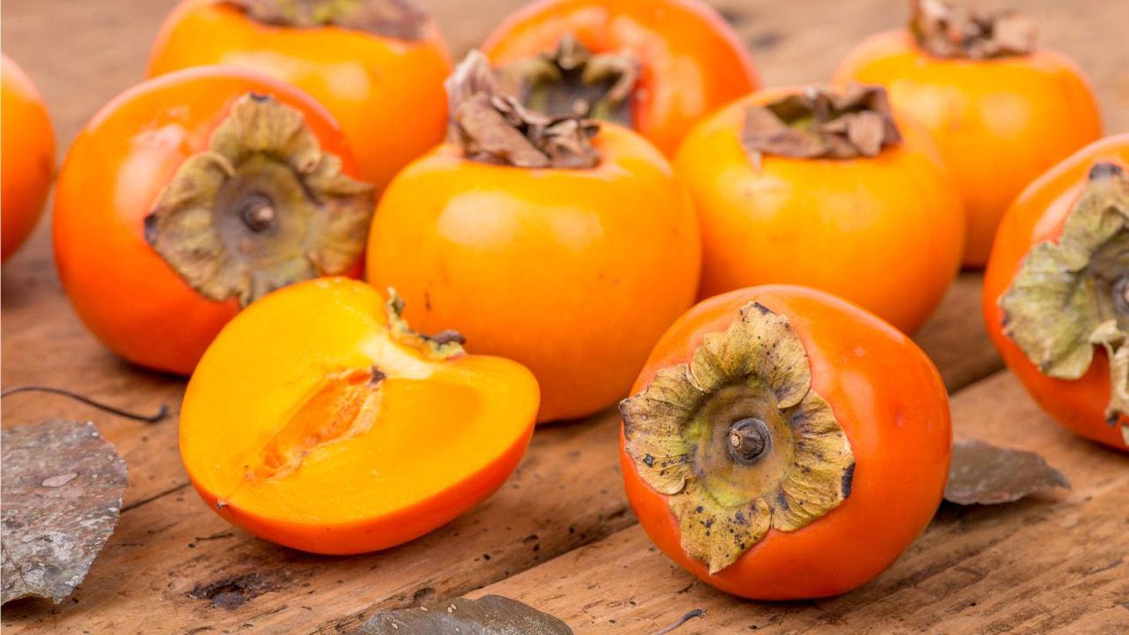 El caqui es rico en vitamina C