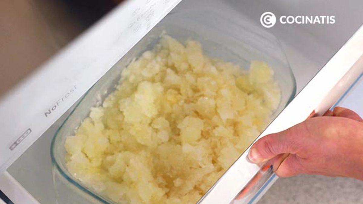 Receta de granizado de limón   paso 5