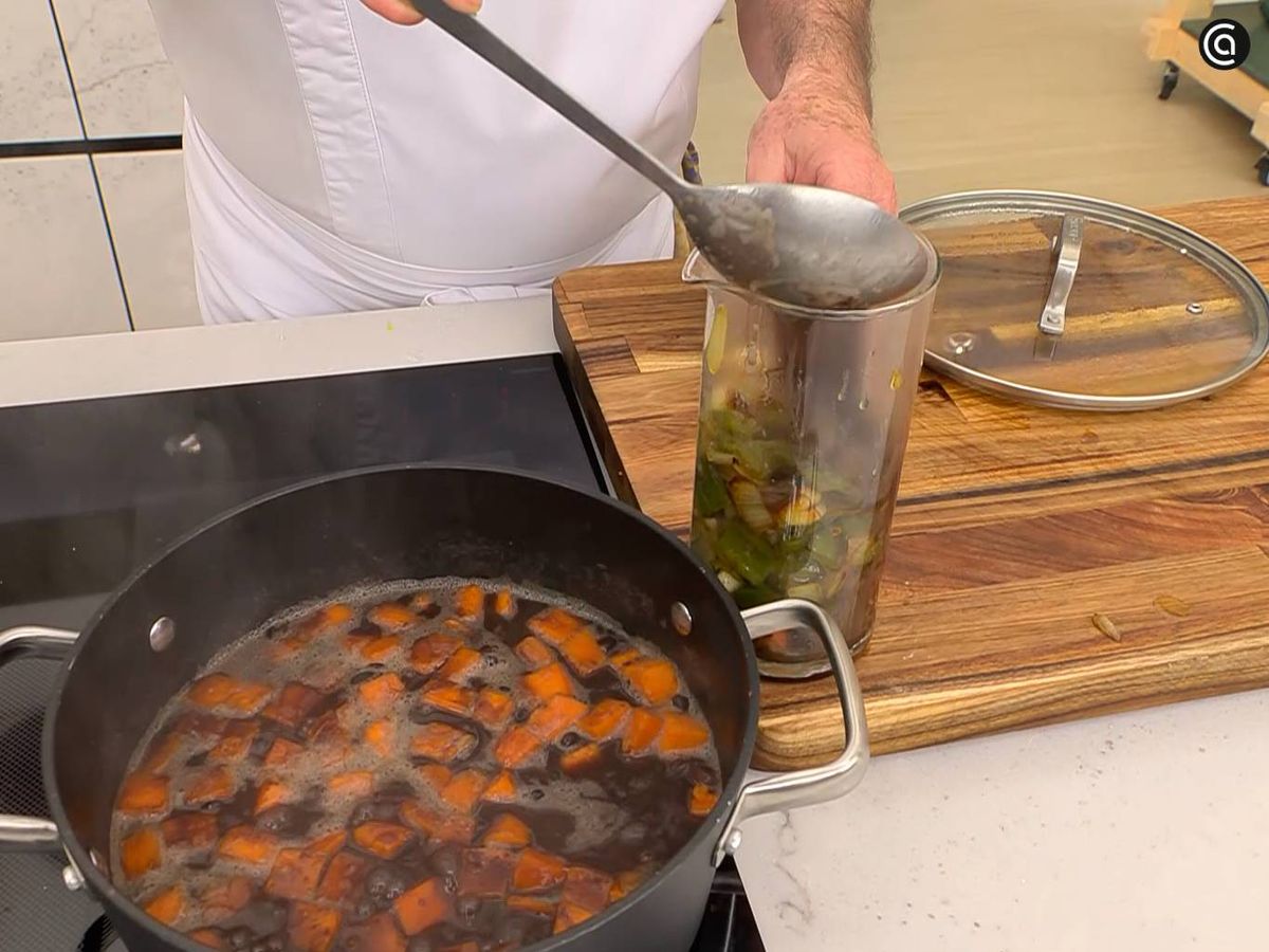 Tritura las hortalizas