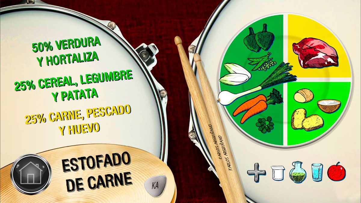 estofado carne plato