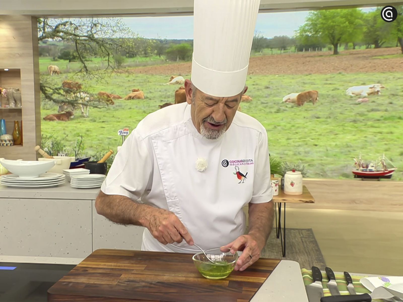 Vinagreta de cebollino, receta de Karlos Arguiñano