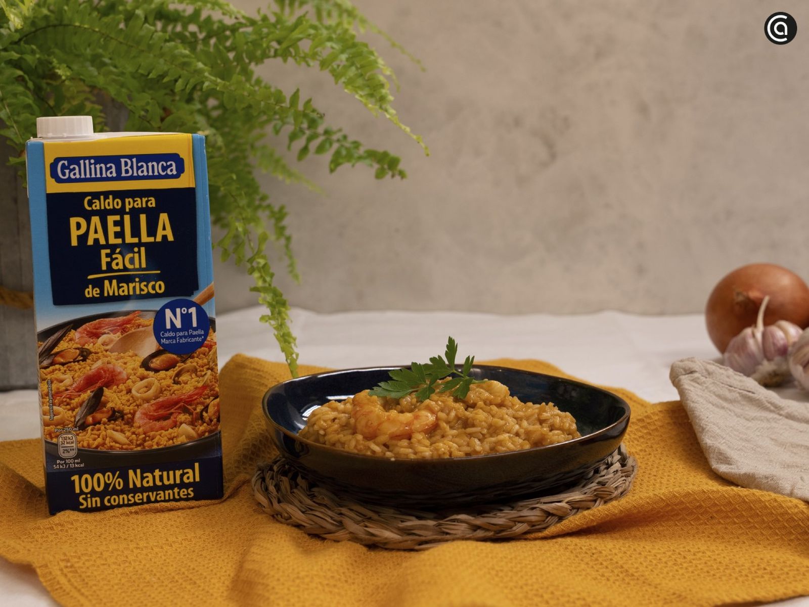 Arroz meloso de marisco