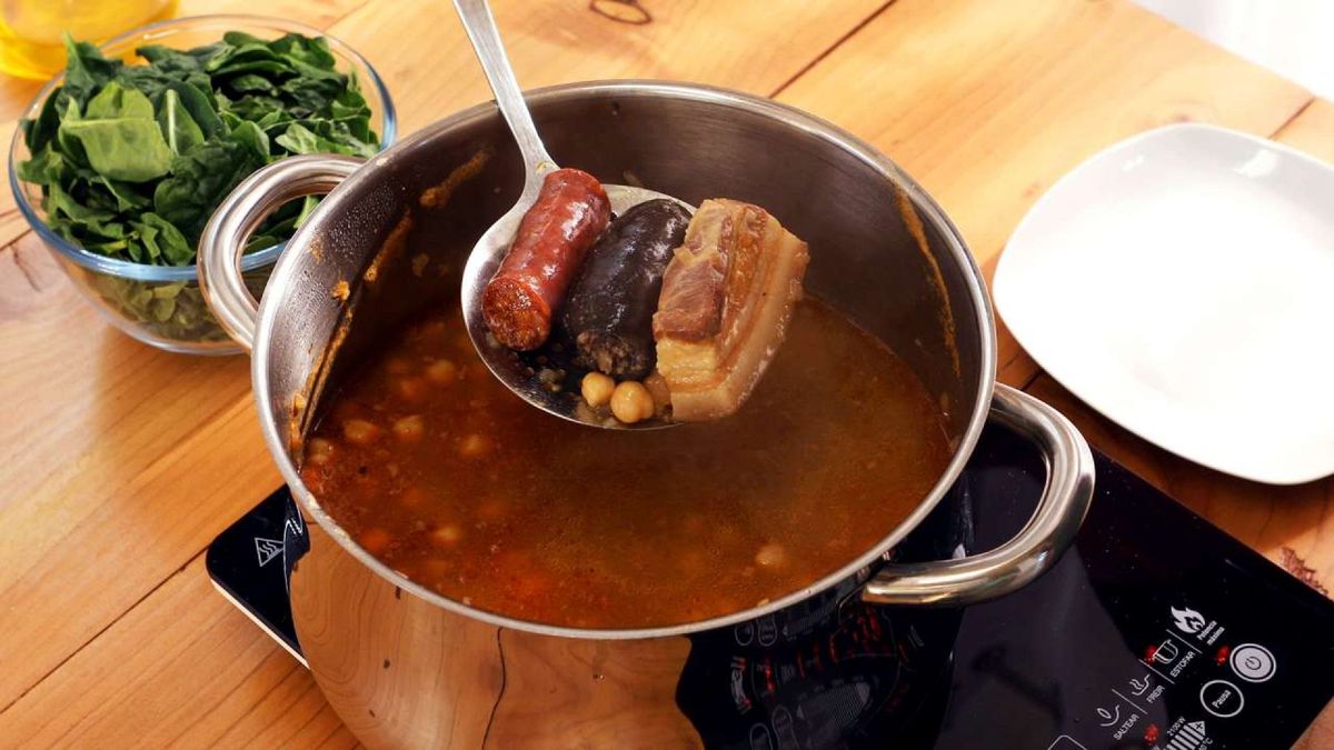 Potaje de garbanzos   Paso 4