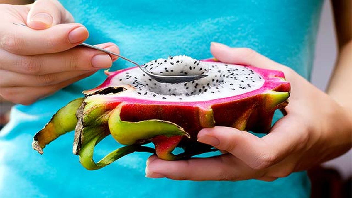 Cómo se come la fruta de dragón o pitahaya