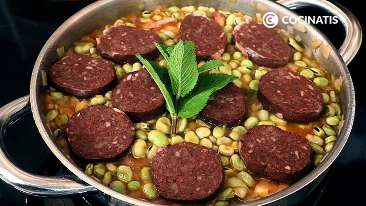 Receta de habas a la catalana  paso 6