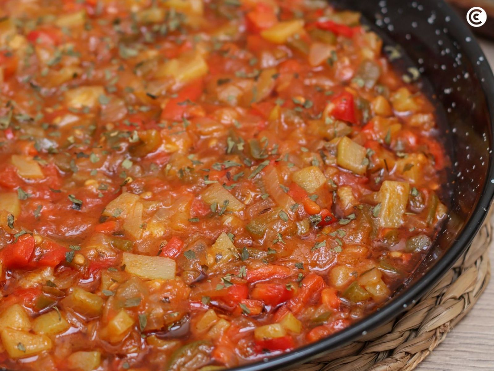 Receta de pisto de verduras