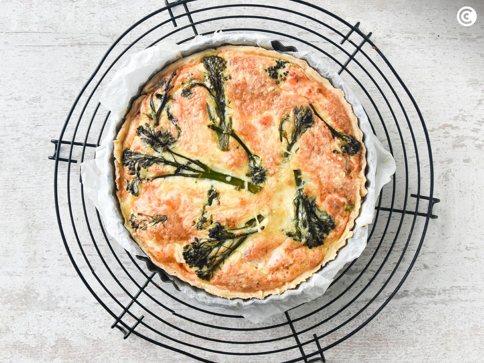 Quiche de salmón al horno Quiche de salmón al horno