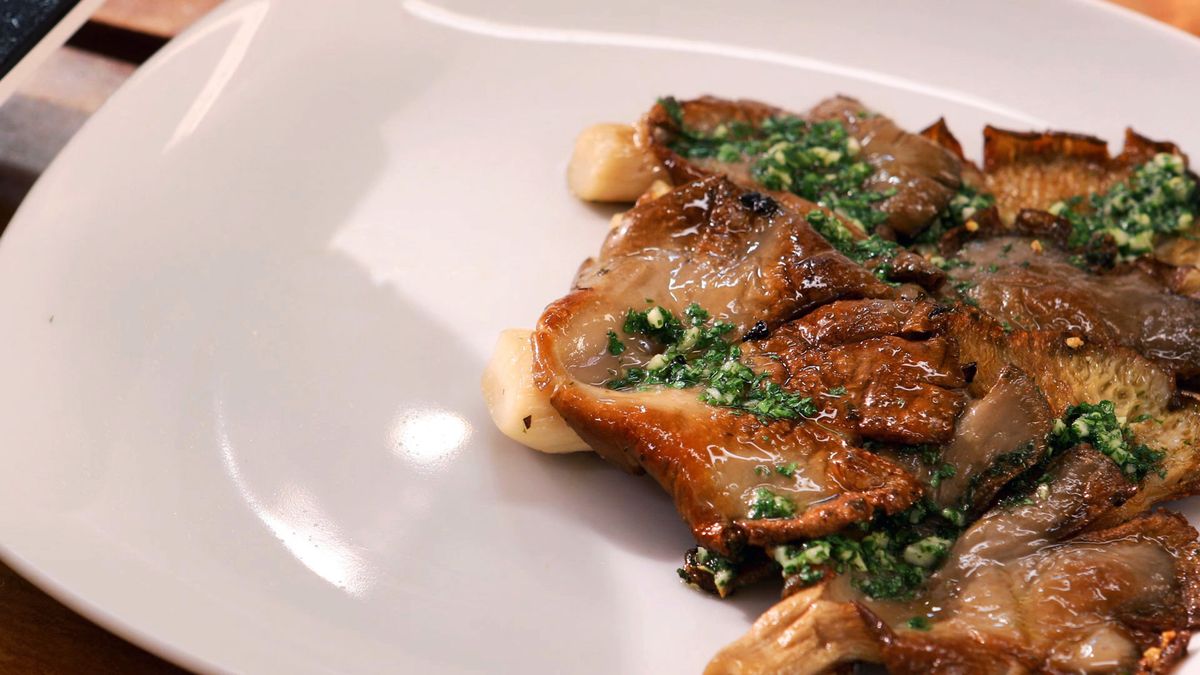 Setas a la plancha   Paso 4