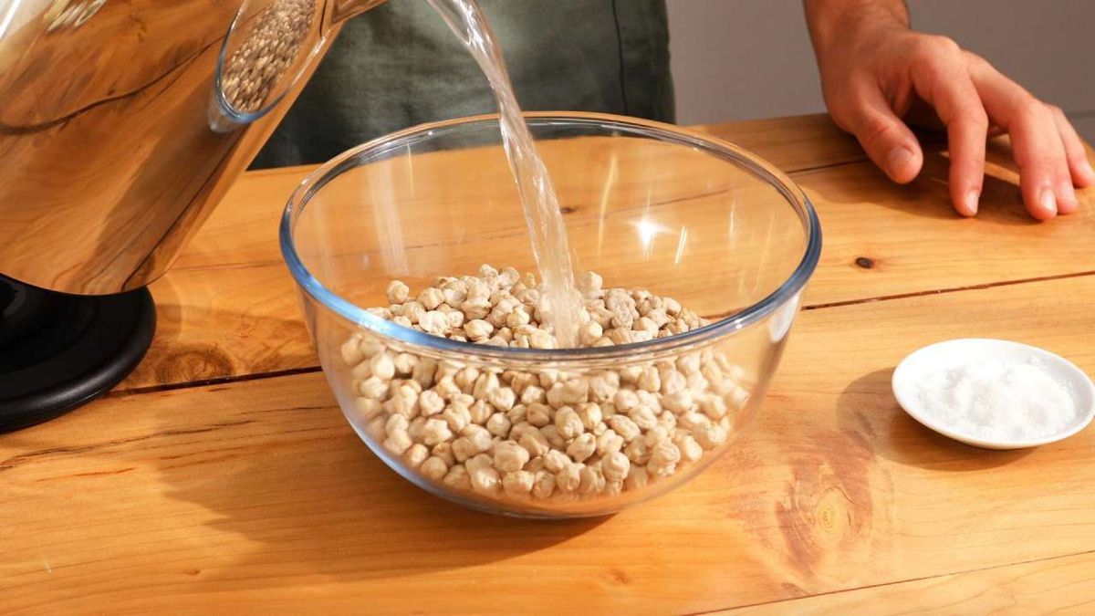 Potaje de garbanzos   Paso 1