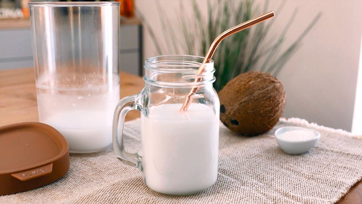 Receta de bebida de coco  paso 5