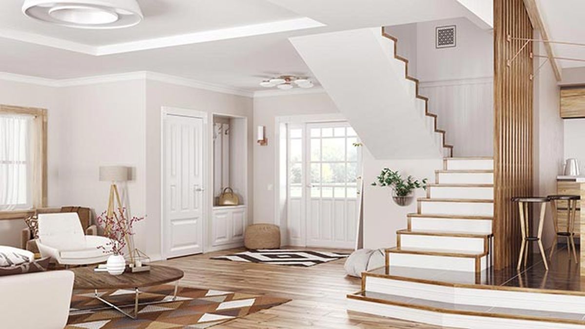 salones escaleras modernos pirlan madera