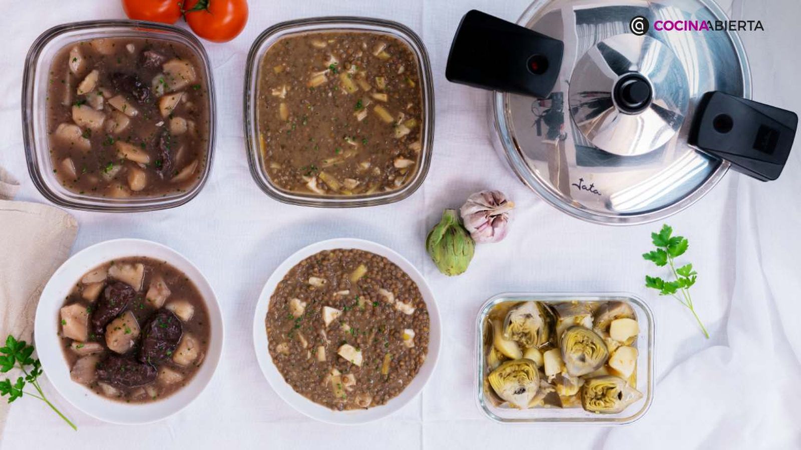 Apunta estas tres recetas para elaborar un batchooking en olla rápida Apunta estas tres recetas para elaborar un batchooking en olla rápida