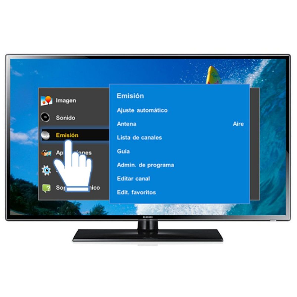 Menú 'Editar canales' en Samsung TV / Imagen: Samsung