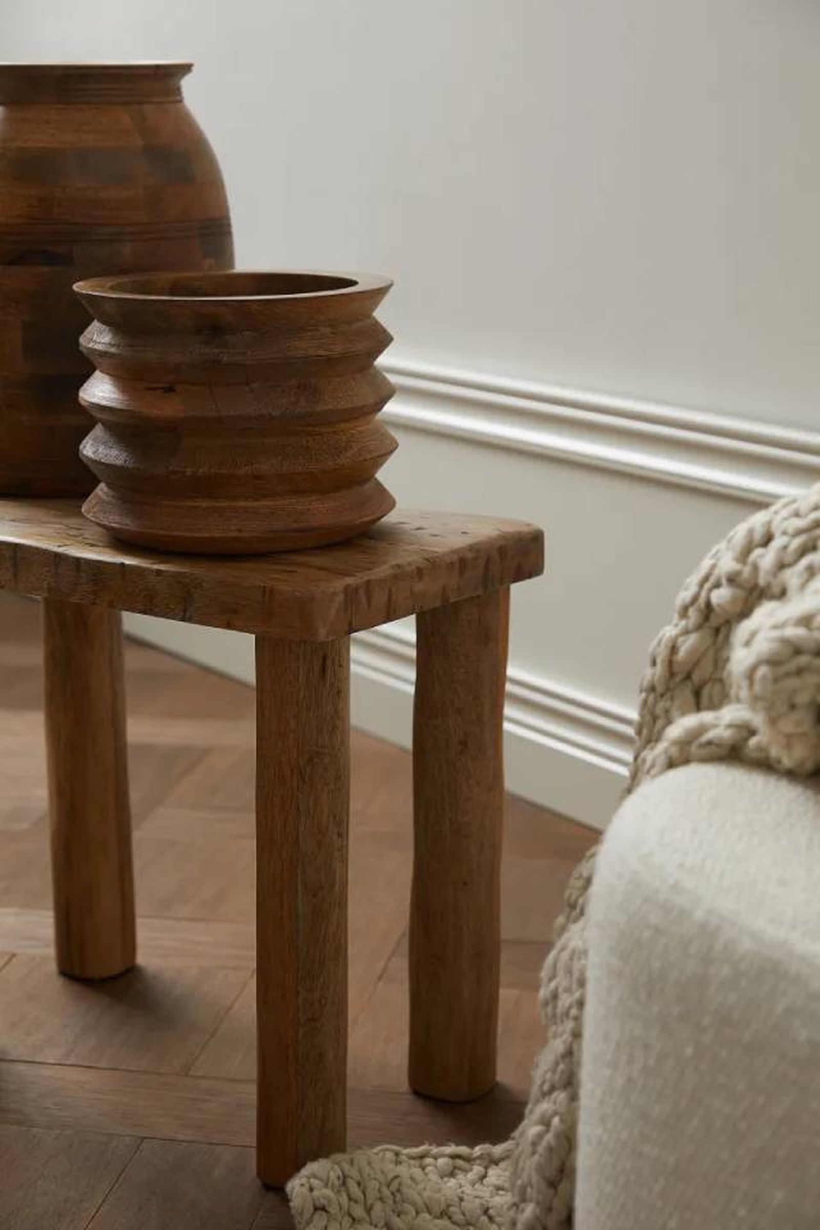 macetero madera mango h&m home macetero madera mango h&m home
