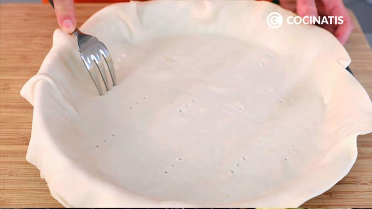 Receta de quiche de verduras con brÃ³coli y cebolla  paso 2