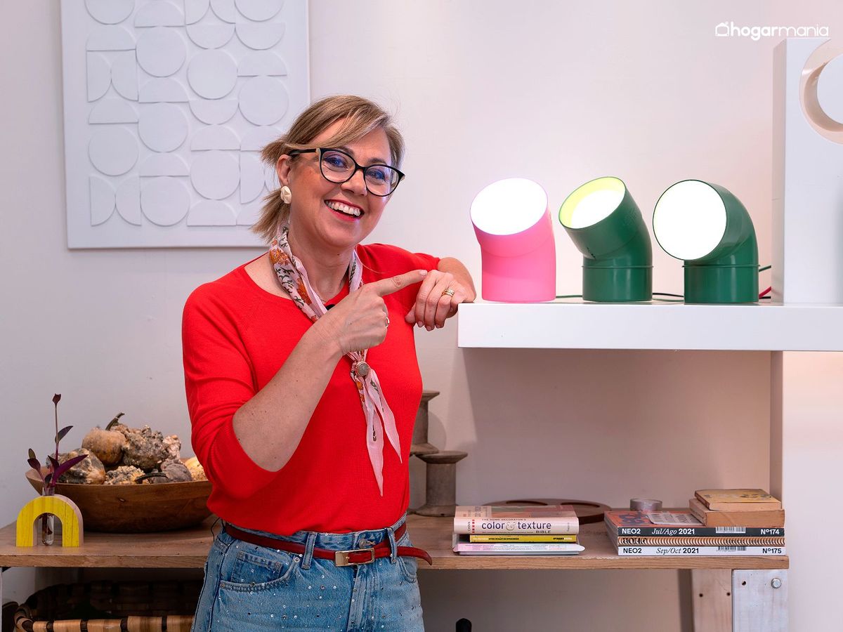 Lámpara DIY con tubería