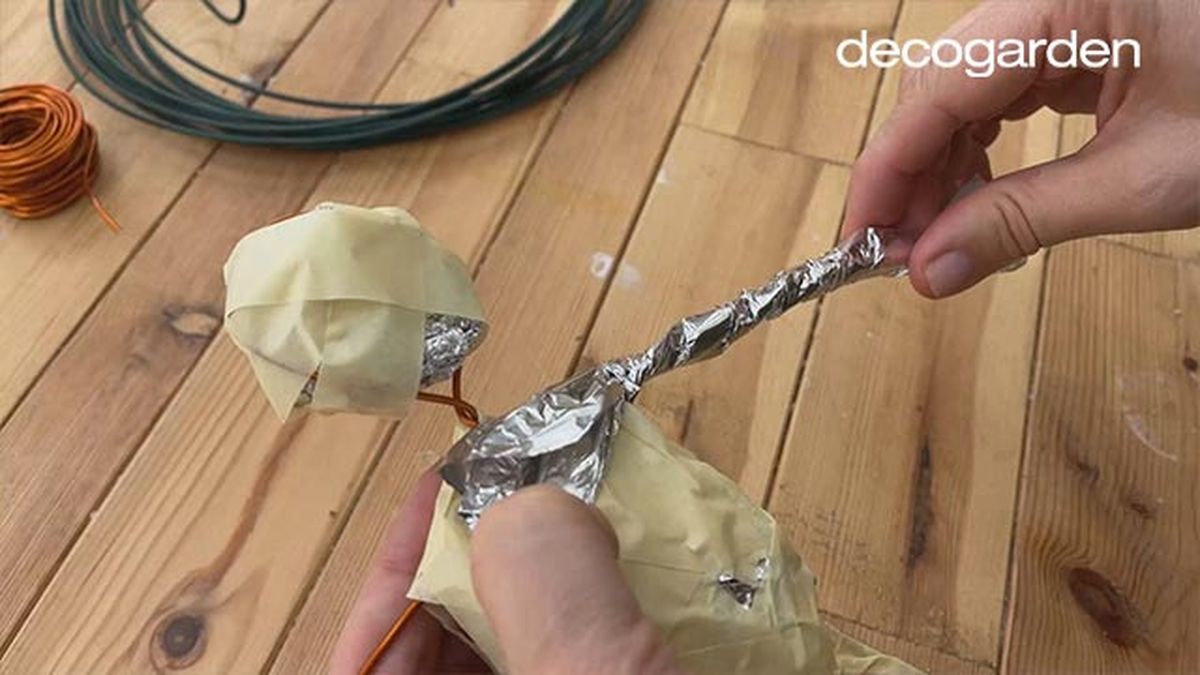 figuras alambre papel paso 6