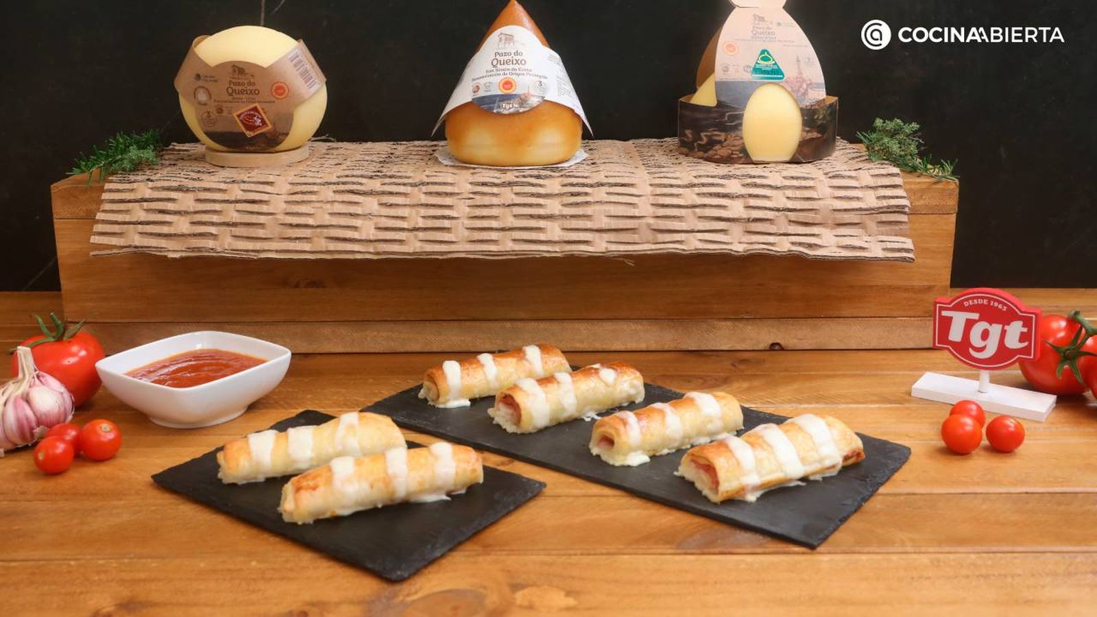 Las napolitanas de jamón y queso son una receta con hojaldre fácil y rápida Las napolitanas de jamón y queso son una receta con hojaldre fácil y rápida