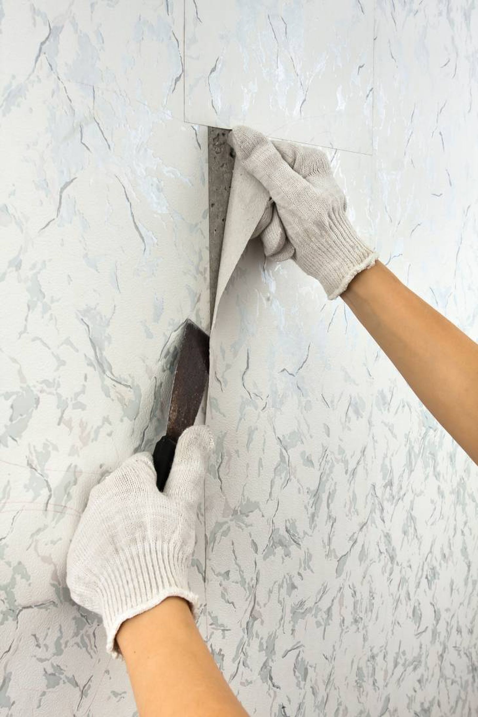 como quitar papel pintado