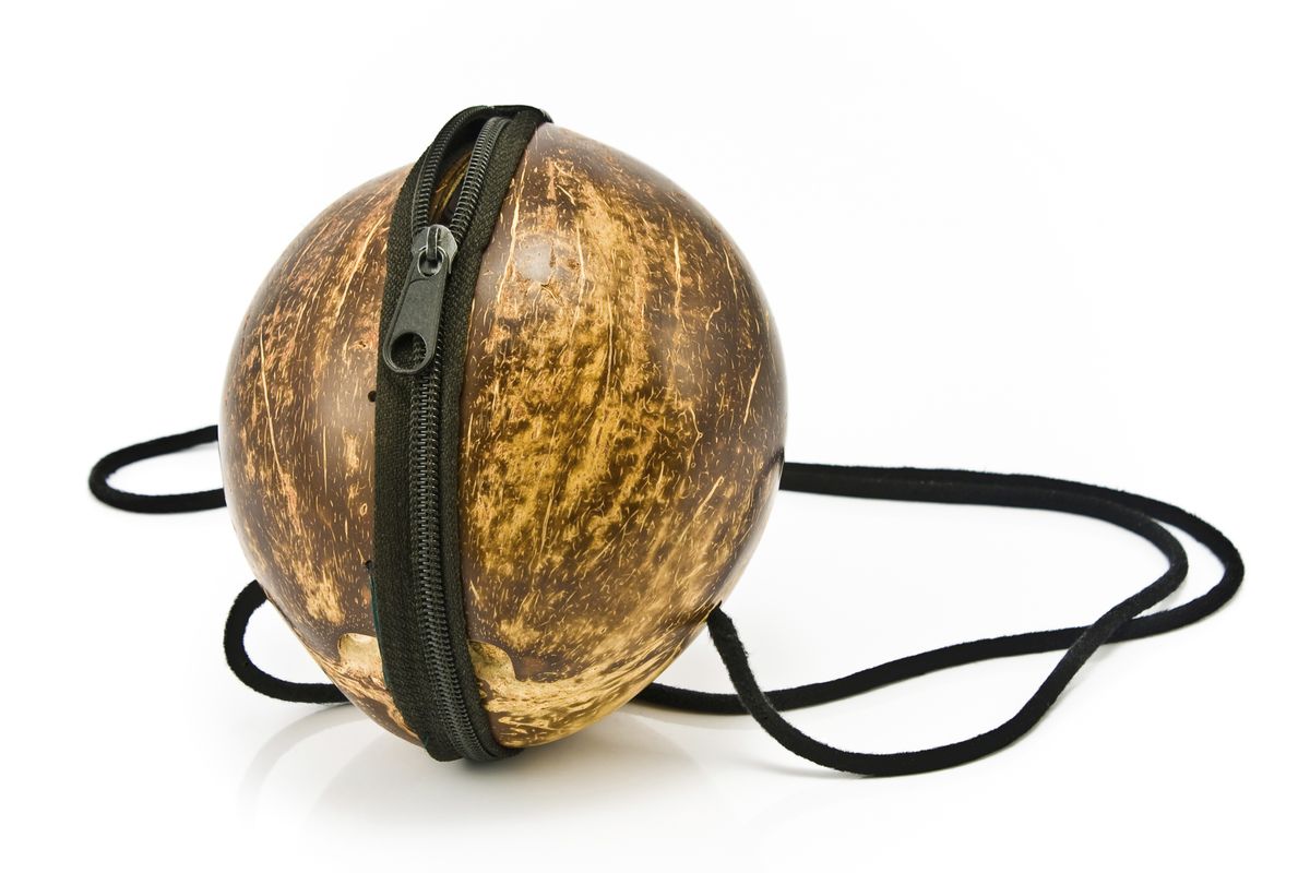 Bolso coco manualidad