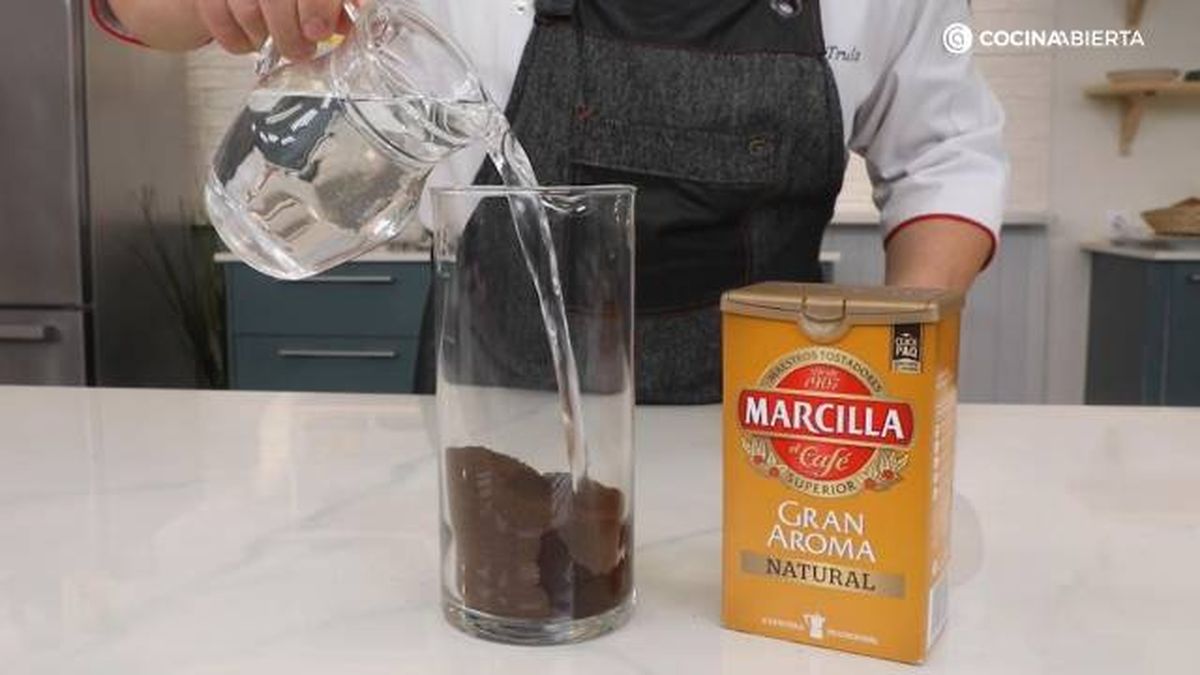Marcilla cold brew paso 1