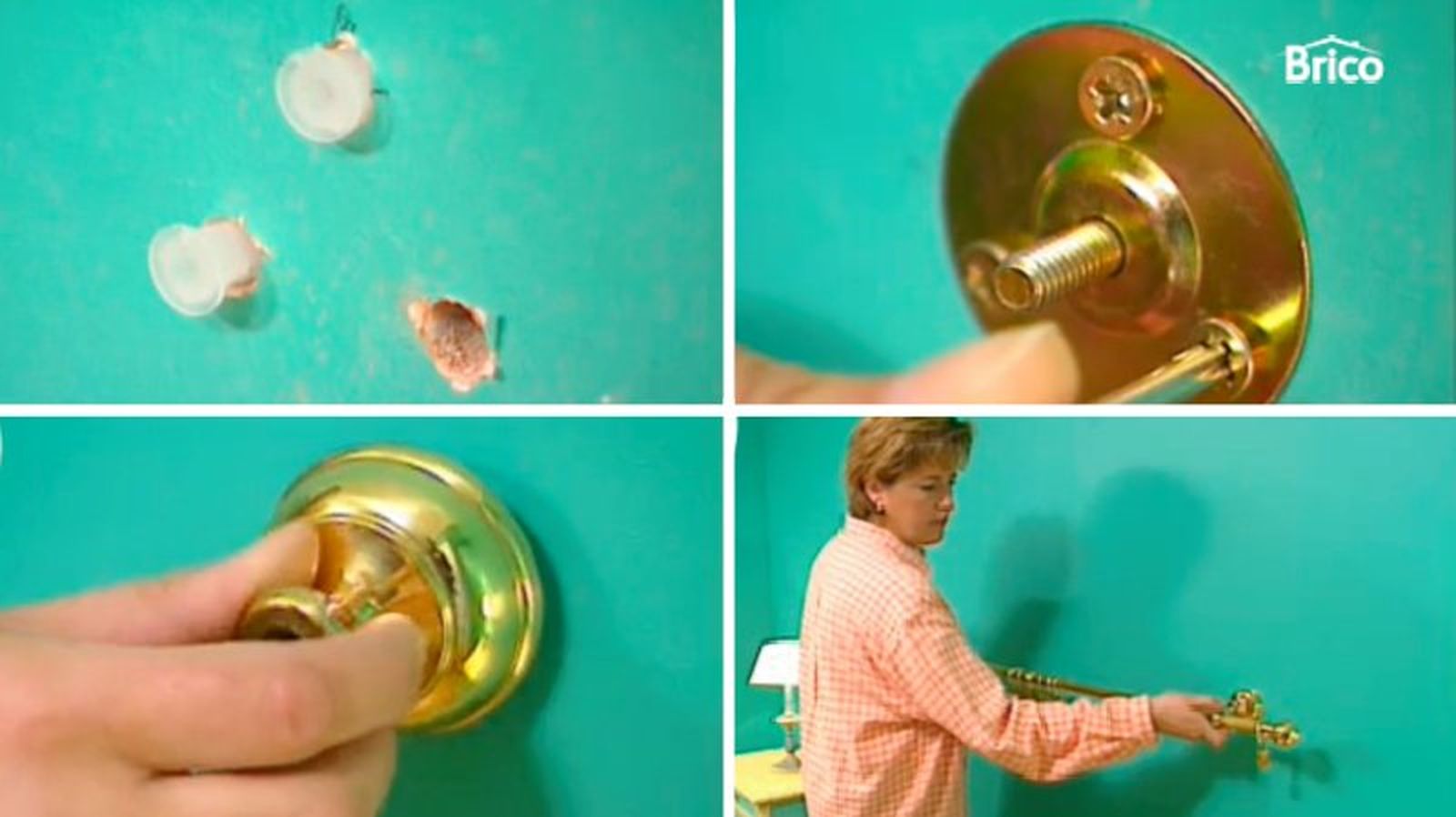 Fijar la barra a la pared Fijar la barra a la pared