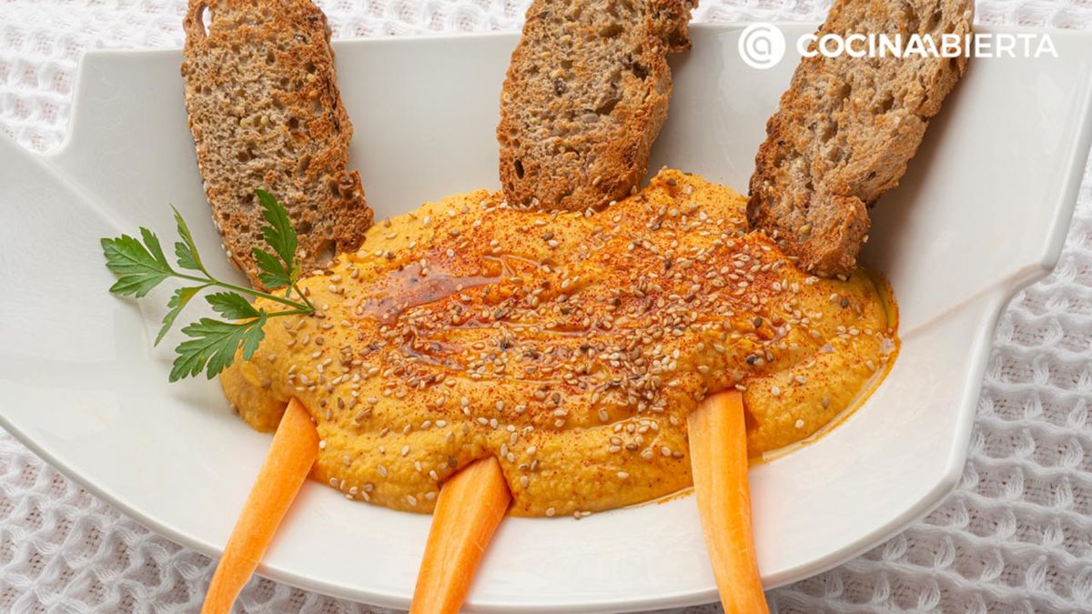 Hummus de boniato
