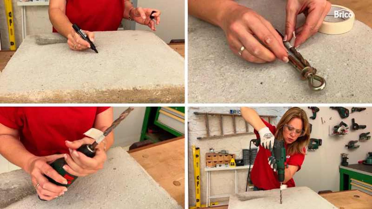 Primeros pasos para taladrar hormigçon