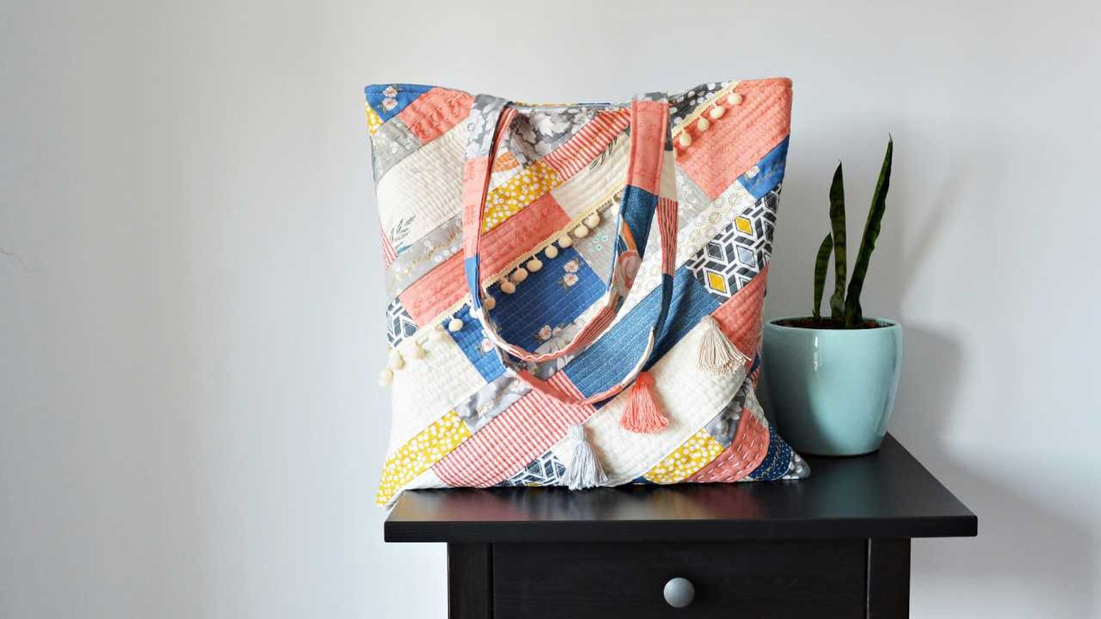 Bolso de patchwork.